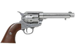 Code: G1106G Replica Colt Peacemaker With Wooden Handle and Gun Metal Finish 1869