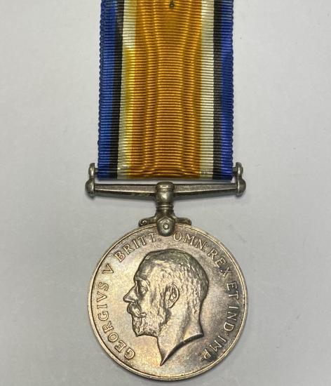 	WW1 British War Medal To Royal Highlanders / Black Watch Wounded