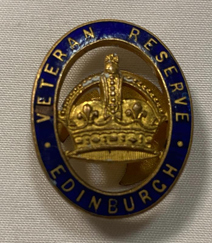 WWI Veteran Reserve Edinburgh Badge