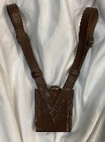 British Sam Brown Belt With Sword Hanger