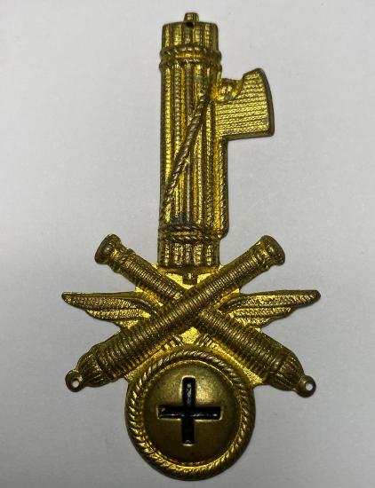 WW2 Italian Artillery Cap Badge