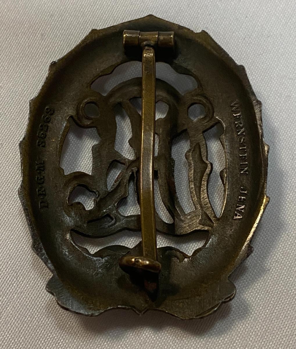 WW2 German DRL Sports Badge In Bronze