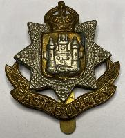 WW2 British East Surrey Cap Badge