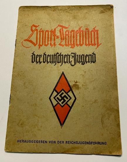 WW2 German Hitler Youth Sports Performance Booklet