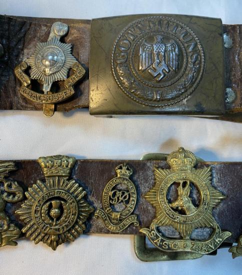WW2 British & German Trophy Belts